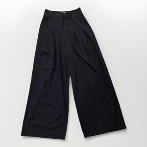 Flying Tomato Women's Black High Waisted Wide Leg Palazzo Pants Size S Corporate
